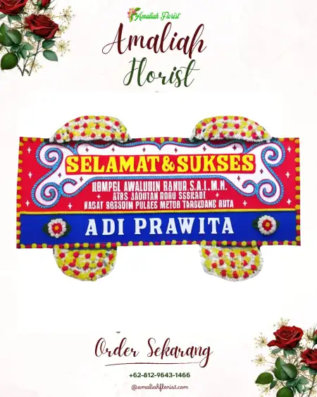Papan Bunga Ucapan Selamat Buay Madang Timur