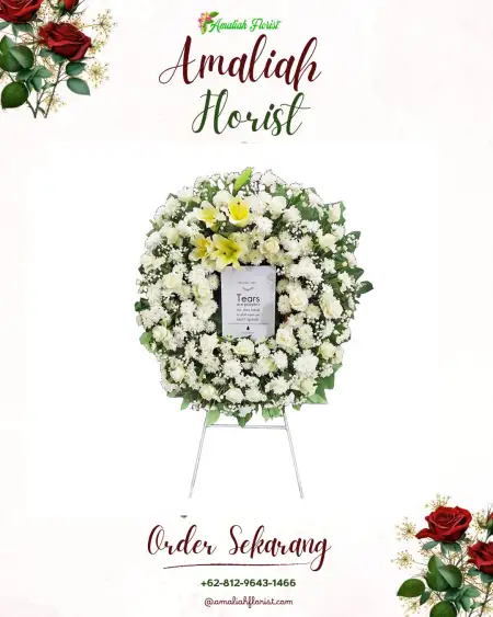 Krans Bunga Duka Buay Madang Timur